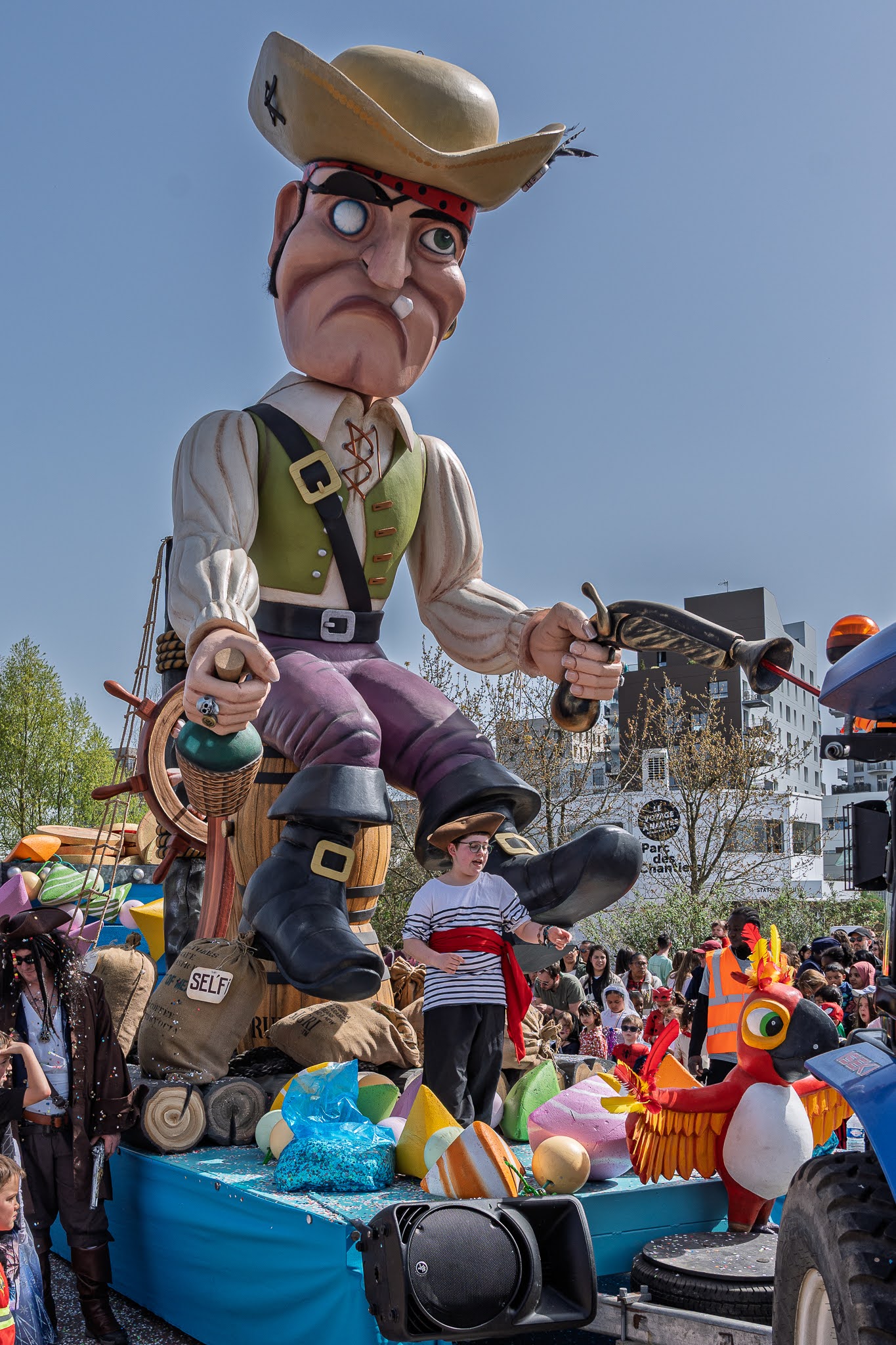 Char au carnaval des enfants à Nantes en 2025